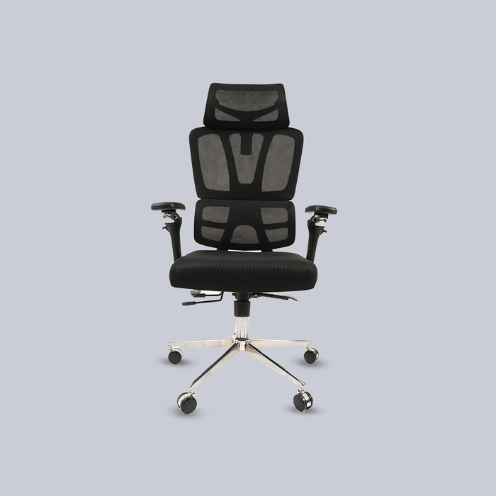 Ergonomic High-Back Mesh Office Chair with Headrest, Lumbar Support and Adjustable Armrests