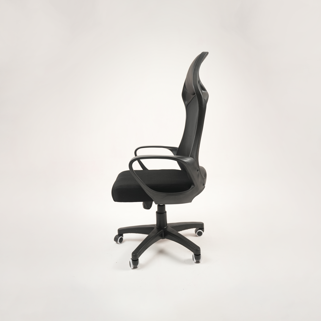 Ergonomic High-Back Mesh Office Chair with Padded Headrest